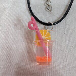 Orange Slice Drink Jewelry Set
